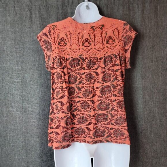 Anthopologie Cap Sleeve Top - Picture 4 of 7